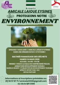 17 odd . ramassage des dechets eysines, citoyen, developpement durable