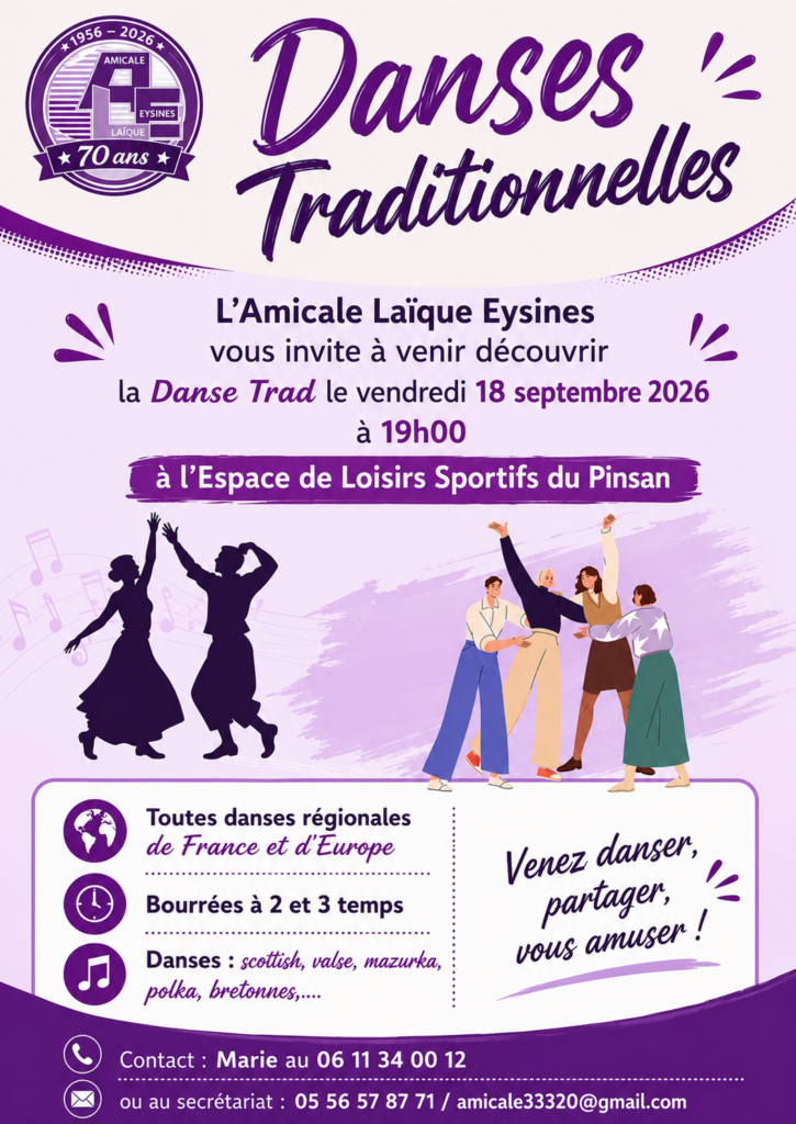 DANSES TRADITIONNELLES A BORDEAUX, a eysines, bruges, merignac, le bouscat, le haillan,